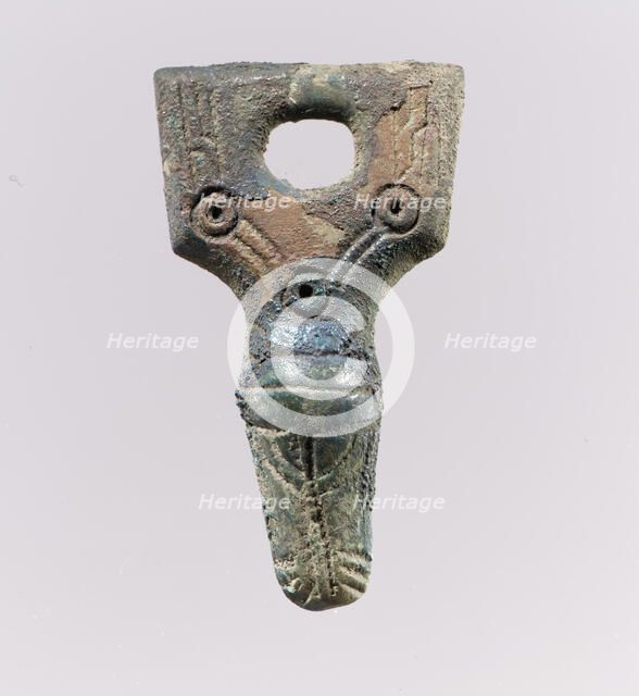 Belt Ornament (?), Frankish, middle of 6th century. Creator: Unknown.