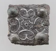 Belt Plate Back, Frankish, 7th century. Creator: Unknown