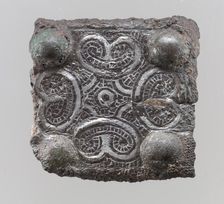 Belt Plate Back, Frankish, 7th century. Creator: Unknown