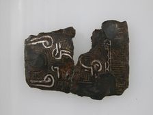 Belt Plate Fragment, Frankish, 4th-7th century. Creator: Unknown