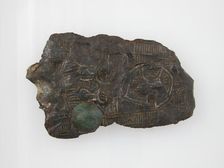 Belt Plate Fragment, Frankish, 4th-7th century. Creator: Unknown