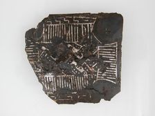 Belt Plate Fragment, Frankish, 4th-7th century. Creator: Unknown
