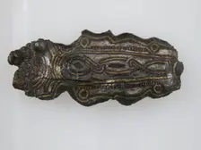 Belt Plate Fragment, Frankish, 500-700. Creator: Unknown