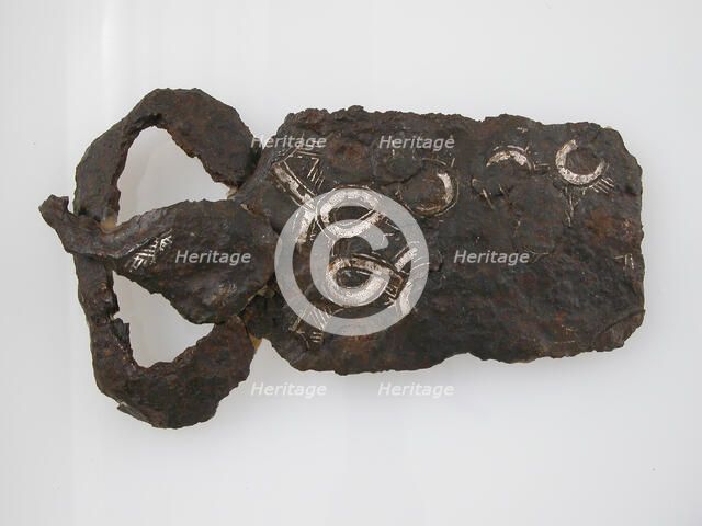 Belt Plate, Frankish, 4th-7th century. Creator: Unknown.