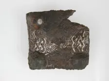 Belt Plate, Frankish, 4th-7th century. Creator: Unknown