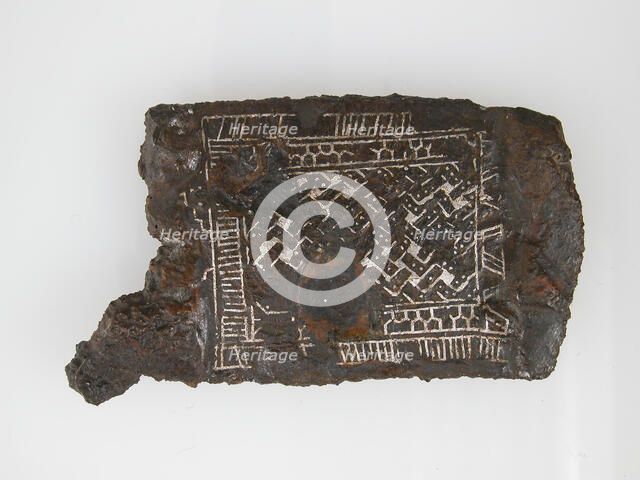 Belt Plate, Frankish, 4th-7th century. Creator: Unknown.