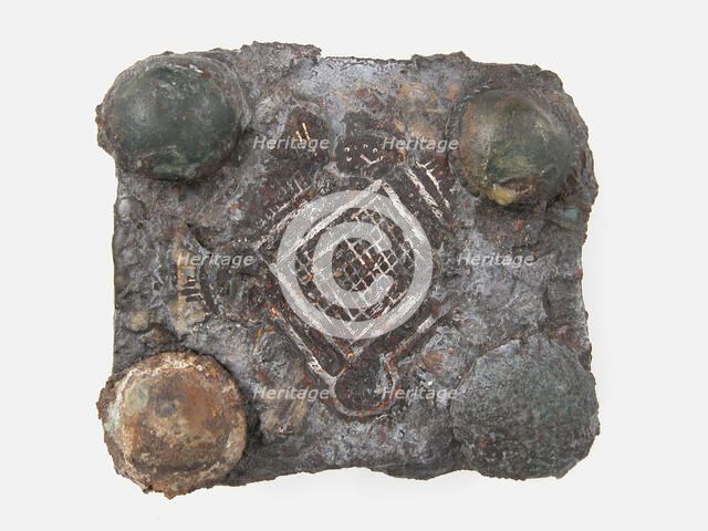 Belt Plate, Frankish, 6th-7th century. Creator: Unknown.