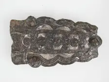 Belt Plate, Frankish, 7th century. Creator: Unknown