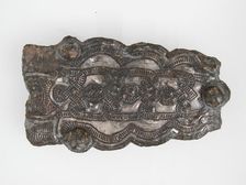 Belt Plate, Frankish, 7th century. Creator: Unknown