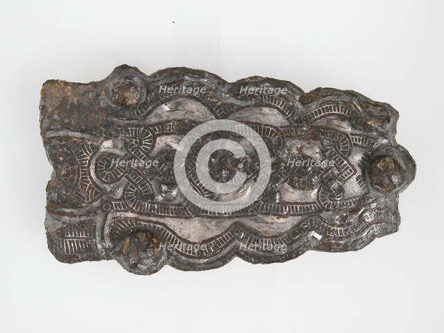 Belt Plate, Frankish, 7th century. Creator: Unknown.