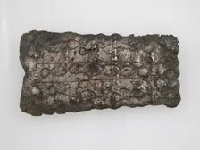 Belt Plate, Frankish or Burgundian, 7th century. Creator: Unknown