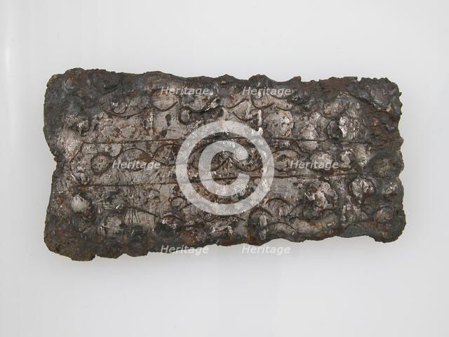 Belt Plate, Frankish or Burgundian, 7th century. Creator: Unknown.