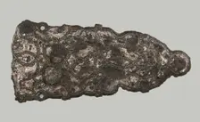 Belt Plate, Frankish or Burgundian, 7th century. Creator: Unknown