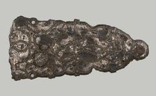 Belt Plate, Frankish or Burgundian, 7th century. Creator: Unknown