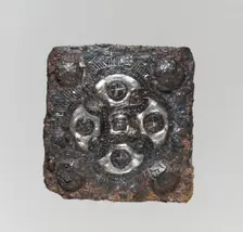 Belt Plate, Frankish or Burgundian, 7th century. Creator: Unknown