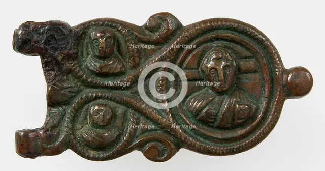 Belt Plate of Buckle, Langobardic, 6th century. Creator: Unknown.