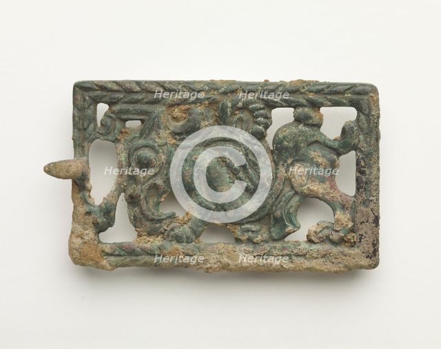 Belt plaque, Han dynasty, 206 BCE-220 CE. Creator: Unknown.