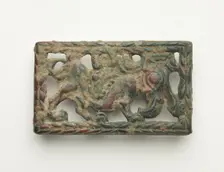 Belt plaque, Han dynasty, 206 BCE-220 CE. Creator: Unknown