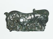 Belt plaque with tiger and dog in combat, 5th century BC