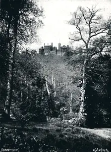 Belvoir Castle 1919. Artist: WJ Welch