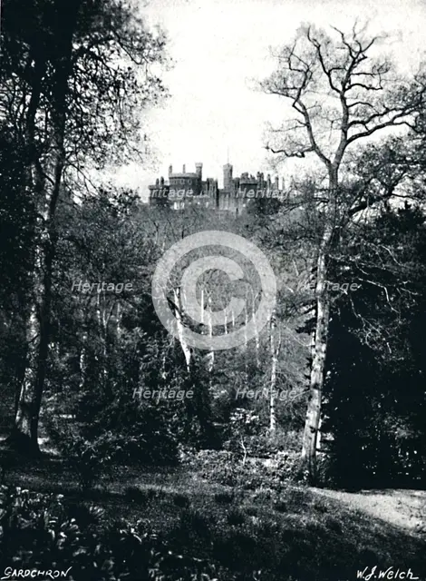 'Belvoir Castle', 1919. Artist: WJ Welch.
