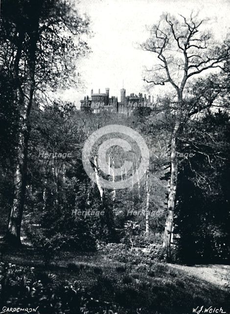 'Belvoir Castle', 1919. Artist: WJ Welch.