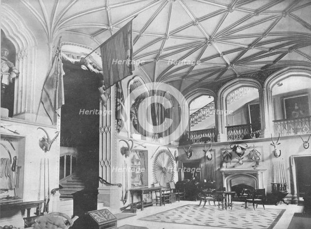 'Belvoir Castle, Leicestershire' - The Duke of Rutland, 1910. Artist: Unknown.