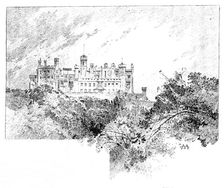 Belvoir Castle, view from the Duke’s Walk, 1890. Creator: Unknown