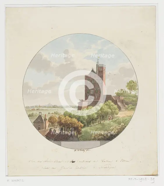 Belvédère in Nijmegen, 1794-1858. Creator: Henricus Franciscus Wiertz.