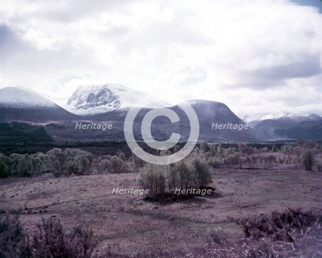 Ben Nevis from Inverlochy, Scotland, c1955. Creator: Arthur Charles Kirby Ware.