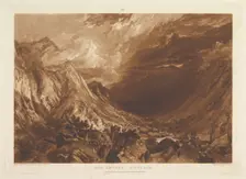 Ben Arthur, Scotland (Liber Studiorum, part XIV, plate 69), January 1, 1819. Creator: JMW Turner