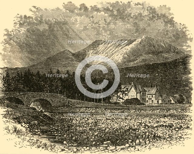 'Ben Bay and Kinlochewe Hotel', 1898. Creator: Unknown.
