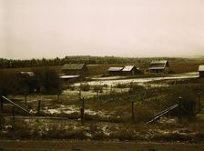 Ben Bow Mill of the Metal Reserves Chromite development, Stillwater Co., Montana, 1942. Creator: Russell Lee