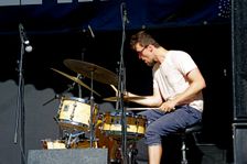 Ben Brown, Jean Toussaint Quartet, Battle Jazz Weekend, Battle, East Sussex, 24 July 2022. Creator: Brian O'Connor