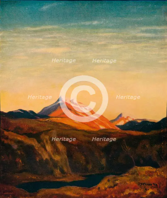 'Ben Cruachan', c1922. Artist: David Young Cameron.