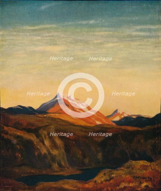 'Ben Cruachan', c1922. Artist: David Young Cameron.