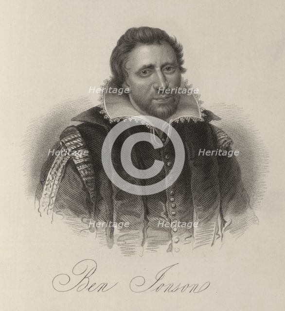 Ben Johnson, c1600-c1637, (1834-1837). Creator: Samuel Freeman.