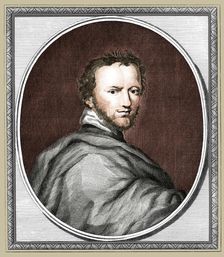 Ben Jonson, English dramatist, poet and actor, (1785). Artist: Goldar