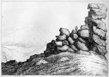 Ben Lomond from the Top of`Ben Arthur c1812. Artist: S Leith