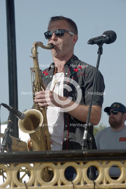 Ben Somers, The Coalminers, Jazz on the Vine, Sevenoaks, Kent, 13 Sep 2020. Creator: Brian O'Connor.