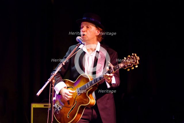 Ben Tyzack, Crawley Blues Club, Hawth, Crawley, Sept 2018. Creator: Brian O'Connor.