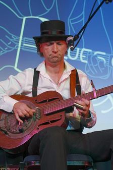 Ben Tyzack, Crawley Blues Festival, Hawth, Crawley, Oct 2015. Artist: Brian O'Connor