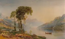 Ben Venue from Loch Achray 1840, (1935). Artist: Anthony Vandyke Copley Fielding
