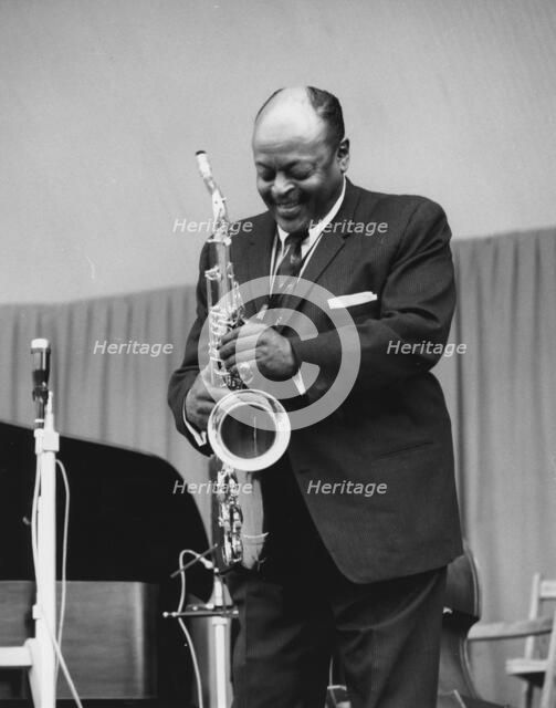 Ben Webster, Birmingham Jazz Festival, 1967. Creator: Brian Foskett.