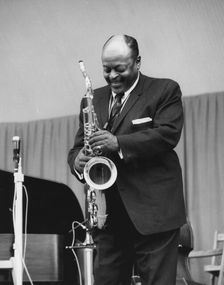 Ben Webster, Birmingham Jazz Festival, 1967. Creator: Brian Foskett