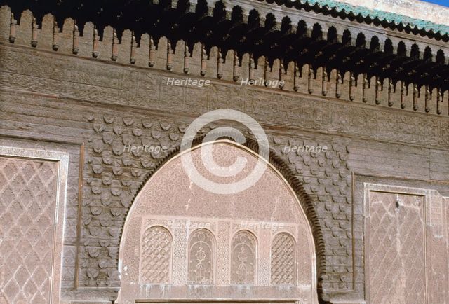 Ben Youssef Madrasa, Marakesh, Morroco. Creator: Vivienne Sharp.
