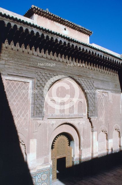 Ben Youssef Madrasa, Marakesh, Morroco. Creator: Vivienne Sharp.