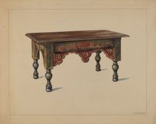 Bench, c. 1936. Creator: Philip Johnson