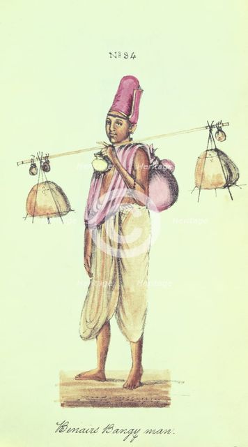 Benairs Bangy man, 1837. Creator: Venkata Ramasvani.