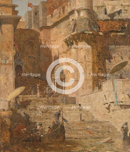 Benares, 1913, 1913. Creator: Marius Bauer.